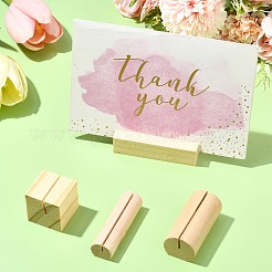 20Pcs 4 Styles Wood Name Card Holder&nbsp;AJEW-CJ0001-43