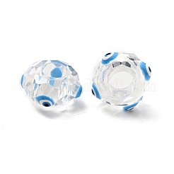 Transparent Glass European Beads&nbsp;GLAA-F121-07E