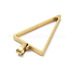 304 Stainless Steel Open Back Bezel Pendants&nbsp;STAS-Z091-05G-04