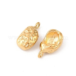 304 Stainless Steel Nuggets Pendants&nbsp;STAS-D390-40G