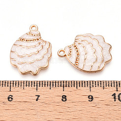 Rack Plating Alloy Enamel Pendant&nbsp;X-ENAM-Q449-12G-04