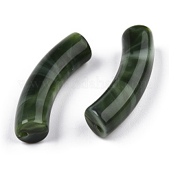 Opaque Two Tone Color Acrylic Beads&nbsp;MACR-ZX023-02B