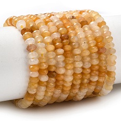Natural Topaz Jade Beads Strands&nbsp;G-G343-A03-2x4mm