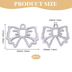 30Pcs Zinc Alloy Open Back Bezel Pendant&nbsp;FIND-CA0009-60