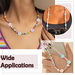 160Pcs 8 Colors Opaque Acrylic Beads&nbsp;PACR-CJ0001-44