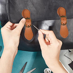4Pcs 2 Colors Leather Toggle Buckle&nbsp;FIND-CL0002-20