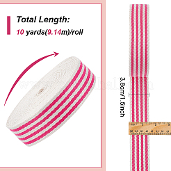 10 Yards Polycotton Striped Ribbon&nbsp;OCOR-BC0006-74A