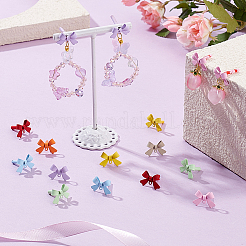 48Pcs 8 Colors Alloy Stud Earring Findings&nbsp;EJEW-PH0001-36