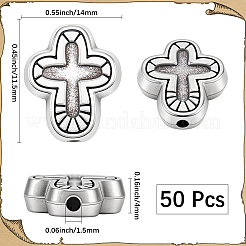 50Pcs Tibetan Style Alloy Beads&nbsp;FIND-SC0021-24