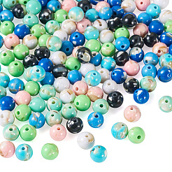 160Pcs 8 Colors Assembled Synthetic Stone and Trochus Shell Beads&nbsp;G-TA0002-31C