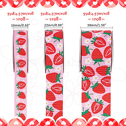15 Yards 3 Styles Polyester Jacquard Ribbon&nbsp;OCOR-ME0001-46