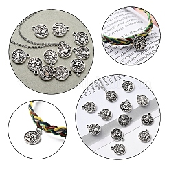 Tibetan Style Alloy Charms&nbsp;TIBE-YW0001-17AS-LF