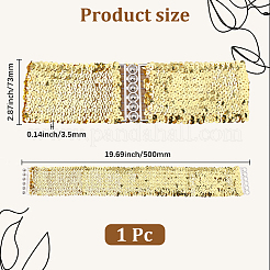 Sparkle Sequins Wide Elastic Dress Belts&nbsp;AJEW-WH20128-026P-04
