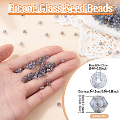Picasso Baking Paint Glass Seed Beads&nbsp;SEED-TA0001-62L