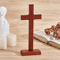 1Pc Wood Cross Display Decorations&nbsp;AJEW-HY0002-77