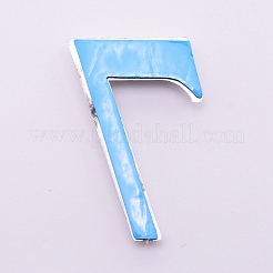 Plastic & PVC Number Sign Labels&nbsp;KY-WH0023-B07-01
