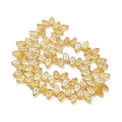 Electroplate Glass Beads Strands&nbsp;EGLA-B004-02A-AB01