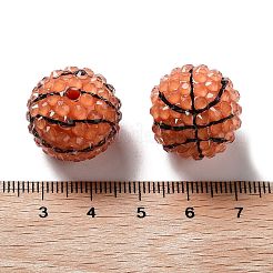 Resin Rhinestone Beads&nbsp;RESI-TAC0005-011B