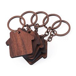Walnut Wood Pendant Keychains&nbsp;KEYC-TAC0034-06D