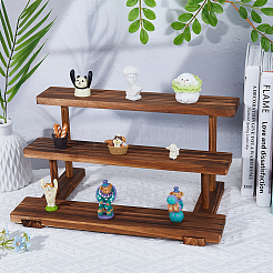 3-Tier Wooden Jewelry Organizer Display Risers&nbsp;ODIS-WH0058-18A