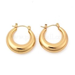 PVD Vacuum Plating 304 Stainless Steel Chunky Hoop Earrings for Women&nbsp;EJEW-F280-06C-G