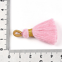 Polycotton(Polyester Cotton) Tassel Pendant Decorations&nbsp;FIND-N006-01E