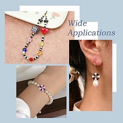 18Pcs 9 Colors Baking Paint Alloy Beads&nbsp;FIND-CJ0003-38