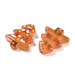Christmas Theme Handmade Lampwork Beads&nbsp;LAMP-I027-07C