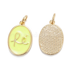 Brass Enamel Pendants&nbsp;KK-G399-09