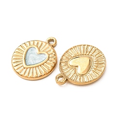 304 Stainless Steel Enamel Pendants&nbsp;SA-CBAD609-09G-03