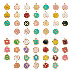 52Pcs 2 Styles Alloy Enamel Pendants&nbsp;FIND-TA0008-50