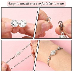 20 Sets 2 Colors Brass Magnetic Clasps&nbsp;KK-CJ0001-85