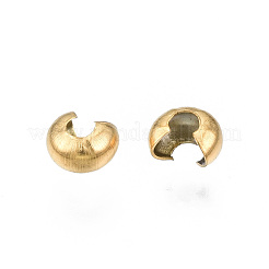 304 Stainless Steel Crimp Beads Covers&nbsp;STAS-S117-012A