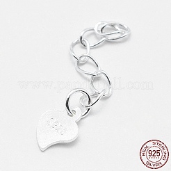 925 Sterling Silver Extender Chains&nbsp;STER-F032-10S