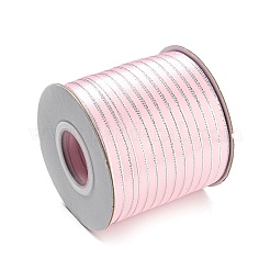 Double Edge Silver Thread Grosgrain Ribbon for Wedding Festival Decoration&nbsp;SRIB-L012-6mm-001