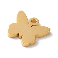 PVD Vacuum Plating 304 Stainless Steel Charms&nbsp;STAS-L081-028G