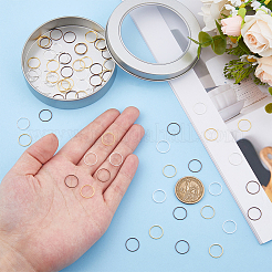 72Pcs 3 Colors Brass Linking Rings&nbsp;KK-HS0001-65