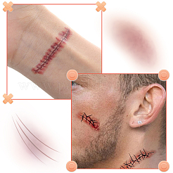 27Pcs Removable Scar Temporary Tattoos&nbsp;DIY-SP0005-66A