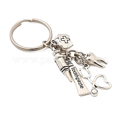 Tibetan Style Alloy Keychains&nbsp;KEYC-JKC01288