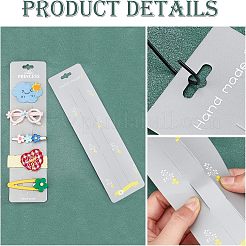 64 Pcs 2 Styles Paper Hair Clip Display Cards&nbsp;CDIS-NB0001-16