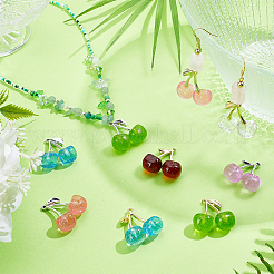 9Pcs 9 Colors Transparent Resin Pendants&nbsp;FIND-PH0026-92