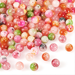 120Pcs 6 Styles Dyed Natural Persian Jade & Yellow Jade Beads&nbsp;G-TA0002-59