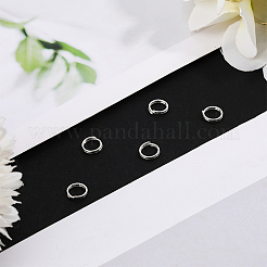 5Pcs 925 Sterling Silver Split Jump Rings&nbsp;STER-BBC0009-45B