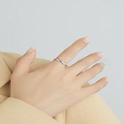 925 Sterling Silver Cuff Rings&nbsp;RJEW-BB70407