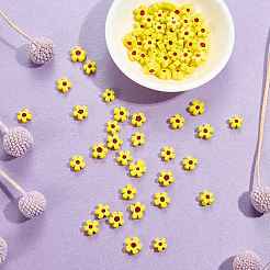 100Pcs Handmade Millefiori Lampwork Beads&nbsp;LAMP-SZ0001-58