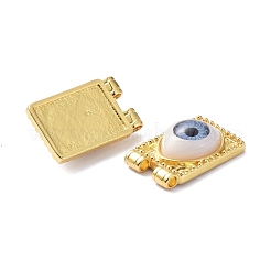 Brass Resin Pendants&nbsp;KK-P204-19G