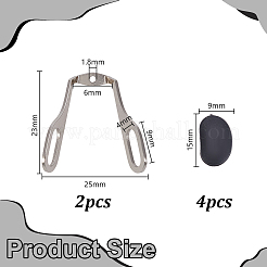 Sunglass Nose Pad Replacement Kits&nbsp;DIY-AR0005-02B