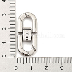 Non-Tarnish 304 Stainless Steel Fold Over Clasps&nbsp;LS-STAS-D026-01B-P