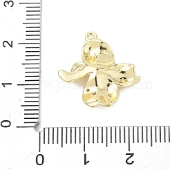 Brass Micro Pave Clear Cubic Zirconia Pendants&nbsp;KK-Z106-01G-01