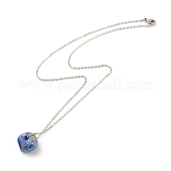 Natural Gemstone Pendant Necklace&nbsp;NJEW-JN03891